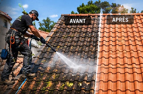 Illustration de travaux de toiture